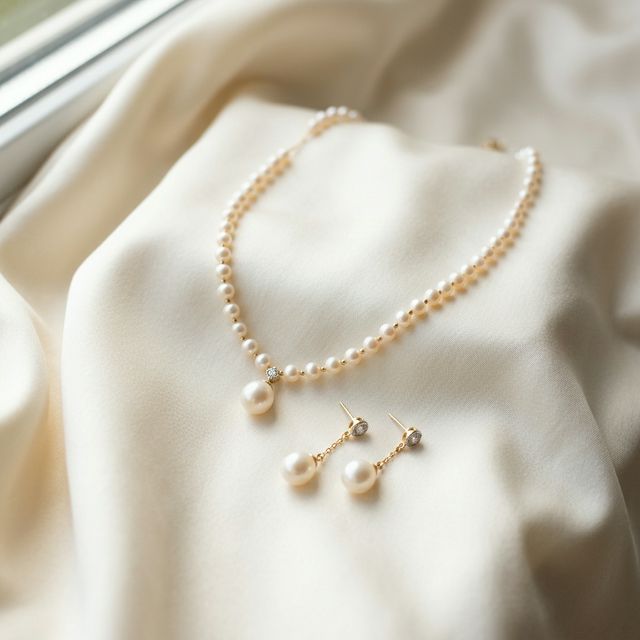 Bridal Jewellery Set Pearl
